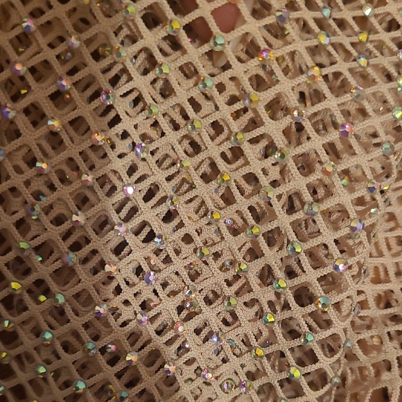 Sunday In Brooklyn Mesh Rhinestone Top - Picture 9 of 12